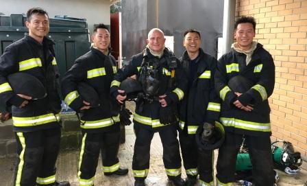 Hong Kong Fire Service Diving Unit members
