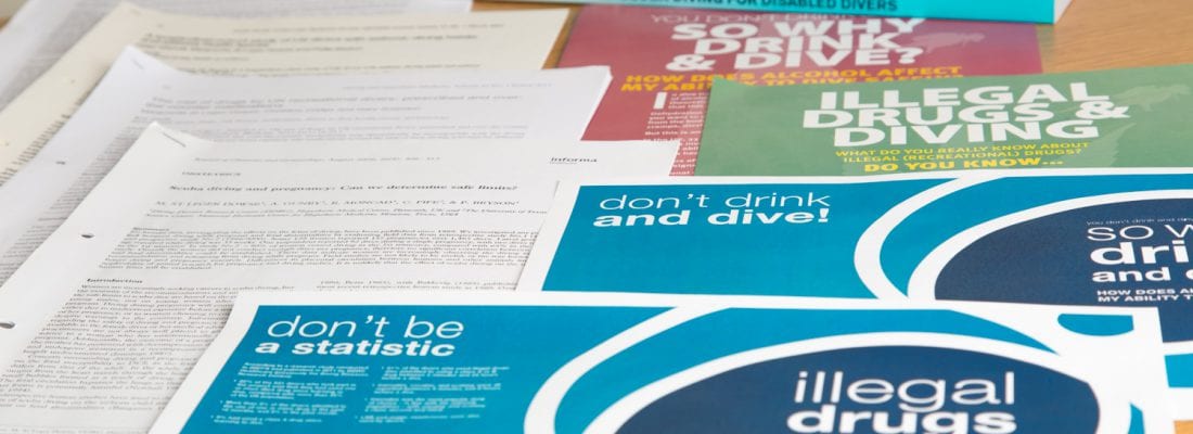 Diving research leaflets