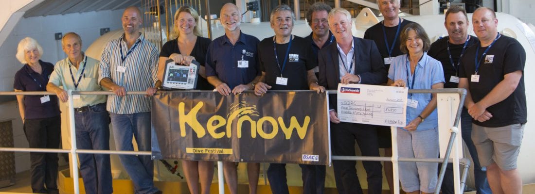 DDRC Team with Kernow Federation representatives with fundraising cheque
