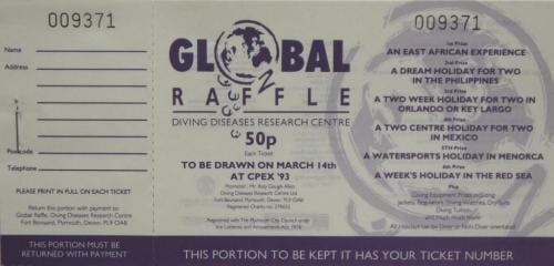 Global Raffle tickets