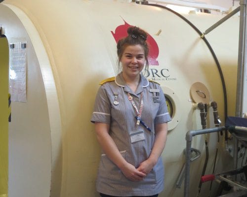 Student Nurse Sarah Grimshaw