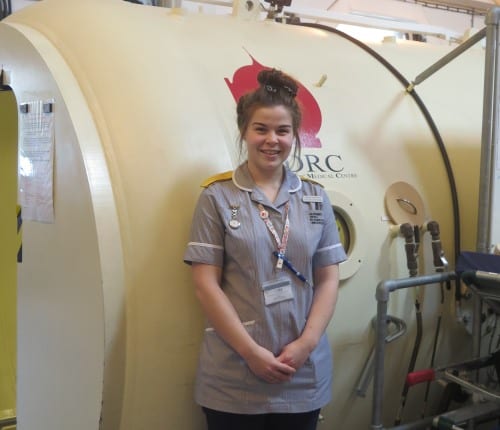 Student Nurse Sarah Grimshaw